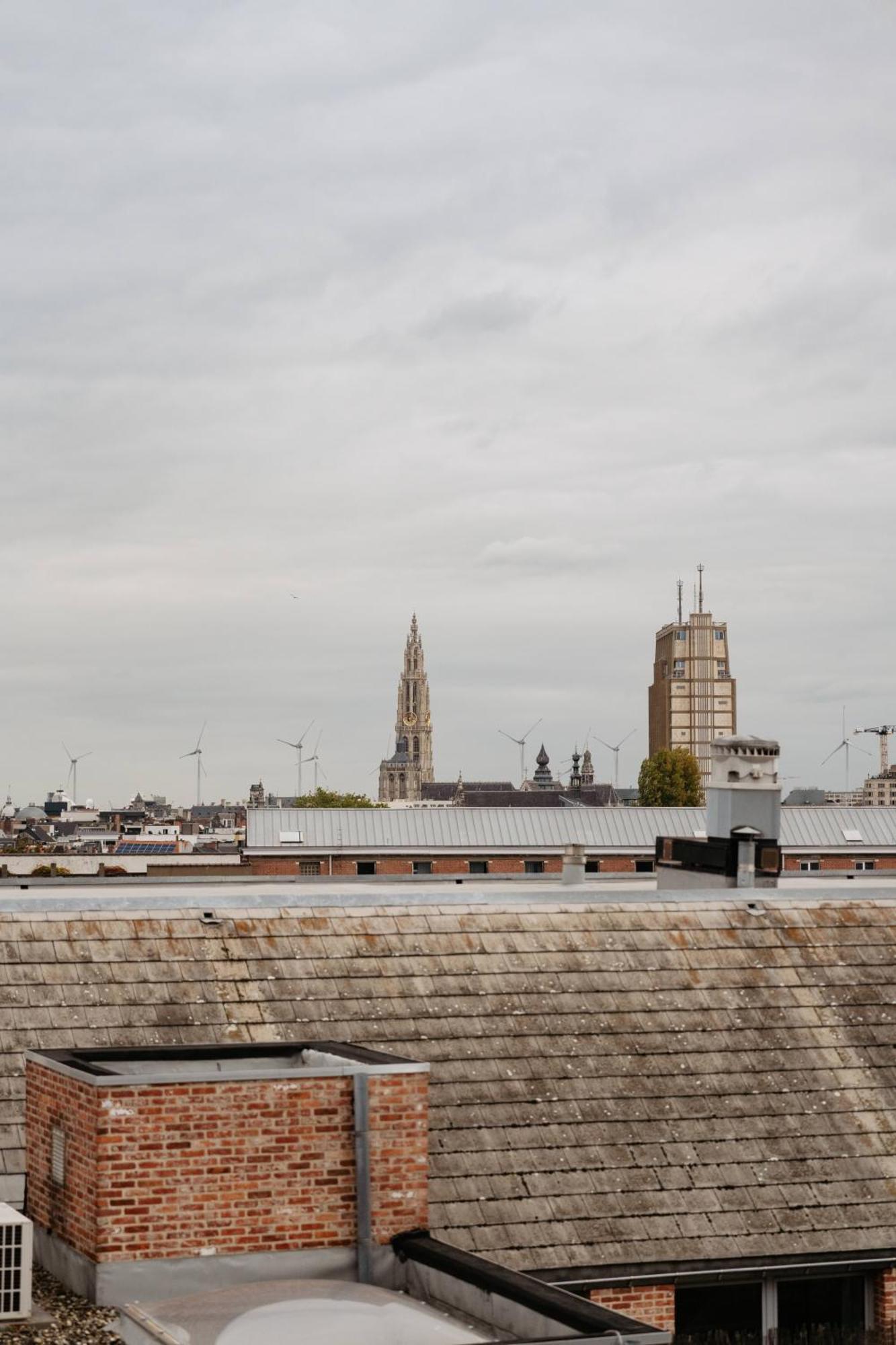 Zonnig Appartement Met Prachtig Uitzicht Op A+Locatie Amberes Exterior foto